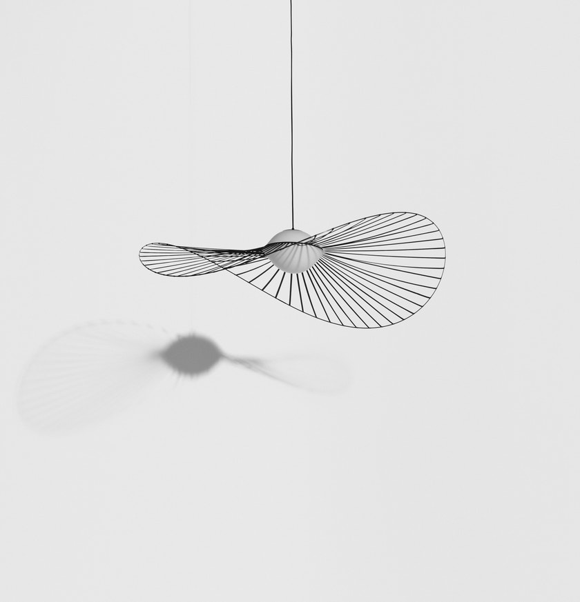 Suspension VERTIGO NOVA de Petite Friture, Ø.140 cm, Noir et blanc