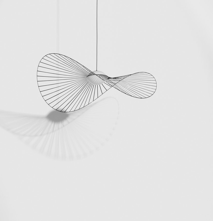 Suspension VERTIGO NOVA de Petite Friture, Ø.190 cm, Noir et blanc