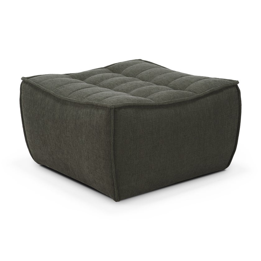 Repose-pieds N701 d'Ethnicraft, Eco Moss Repose-pieds N701 d'Ethnicraft, Eco Moss