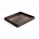 Plateau miroir BRONZE AGED carré de Ethnicraft, 38x38x4, taille S