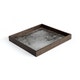 Plateau miroir AGED CLEAR carré de Ethnicraft, 38 x 38 x 4, Taille S