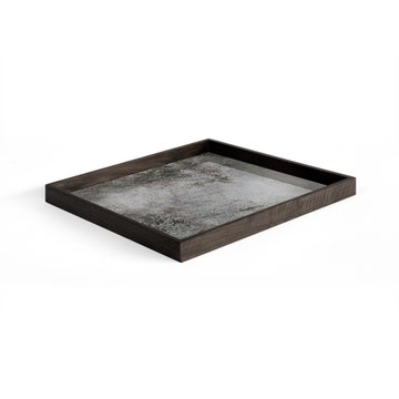 Plateau miroir AGED CLEAR carré, 51 x 51 x 4, taille L