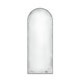 Miroir GATE de Ethnicraft Accessories, H.200 cm, Structure métal noir, Verre Medium aged Clear