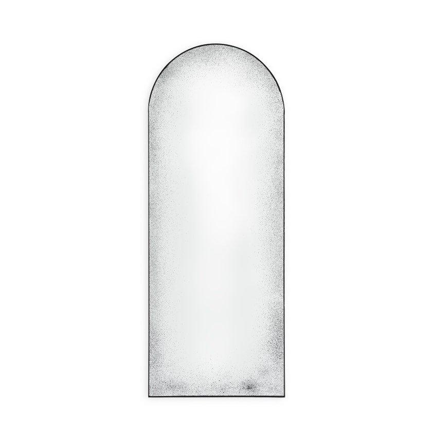 Miroir GATE de Ethnicraft Accessories, H.200 cm, Structure métal noir, Verre Medium aged Clear Miroir GATE de Ethnicraft Accessories, H.200 cm, Structure métal noir, Verre Medium aged Clear