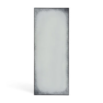 Miroir Heavy Aged Clear de Ethnicraft Accessories, 80 x 200 cm, black metal frame, medium aged