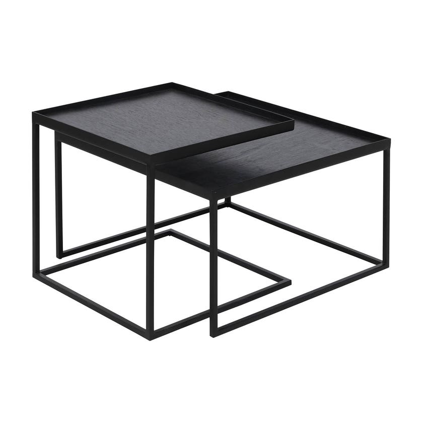 Set Square Tray tables basses de Ethnicraft Accessories, H.31/38 Set Square Tray tables basses de Ethnicraft Accessories, H.31/38