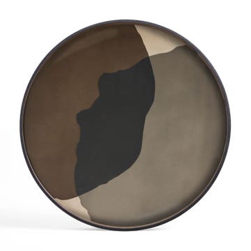 Plateau Graphite Combined Dots de Ethnicraft Accessories, Ø92
