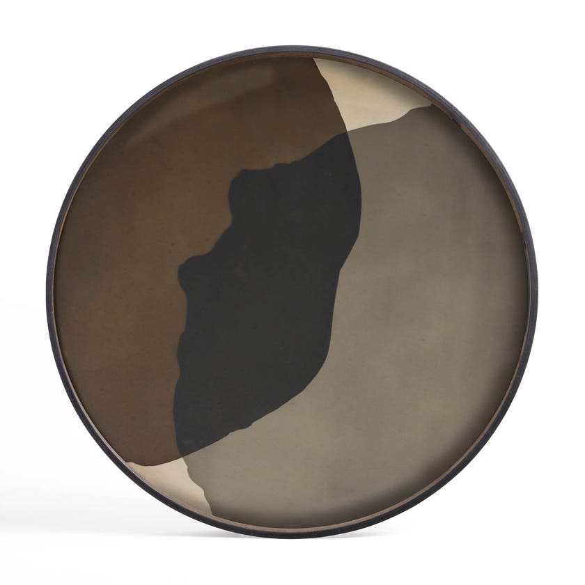 Plateau Graphite Combined Dots de Ethnicraft Accessories, Ø92 Plateau Graphite Combined Dots de Ethnicraft Accessories, Ø92