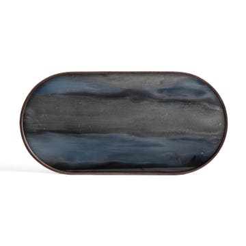 Plateau Graphite Organic de Ethnicraft Accessories, 71 x 36 cm