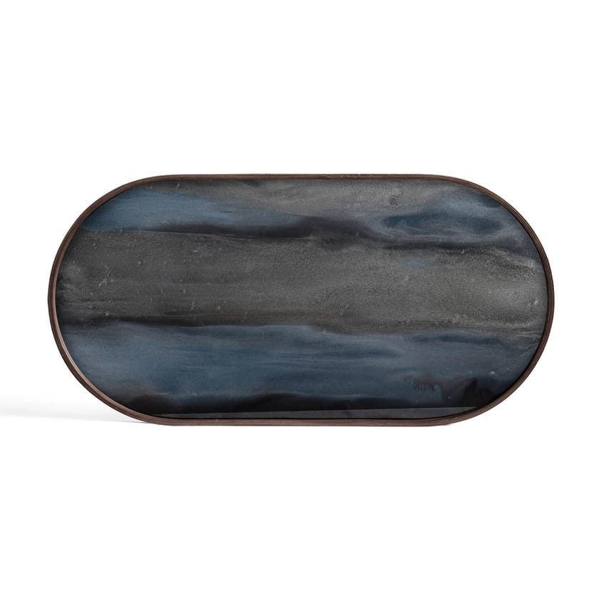 Plateau Graphite Organic de Ethnicraft Accessories, 71 x 36 cm Plateau Graphite Organic de Ethnicraft Accessories, 71 x 36 cm