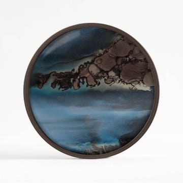 Plateau Slate Organic de Ethnicraft Accessories, Ø30