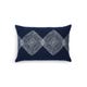 Coussin Navy Linear Diamonds d'Ethnicraft Accessories, 60 x 40 cm