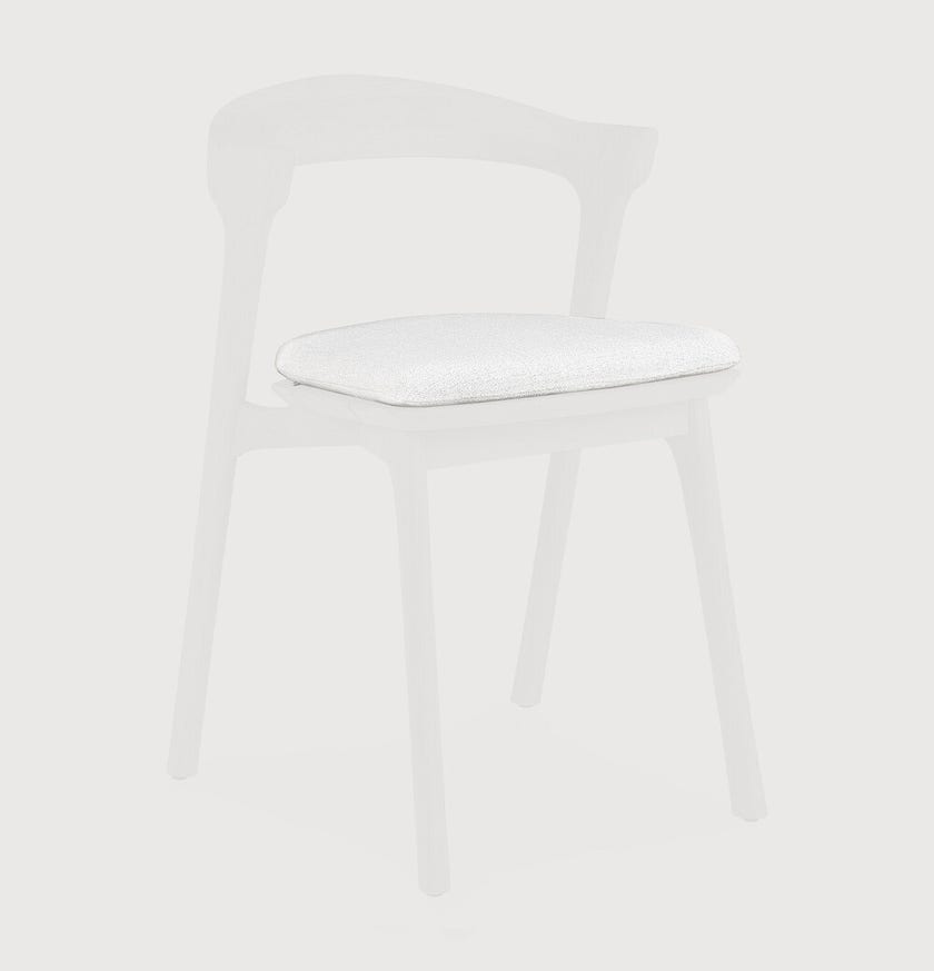 Coussin d'assise pour chaise Bok extérieur de Ethnicraft, Soft off white 