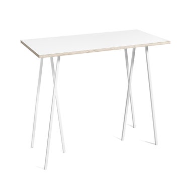 Table rectangulaire LOOP STAND de Hay, 180 x 87,5 cm, Blanc