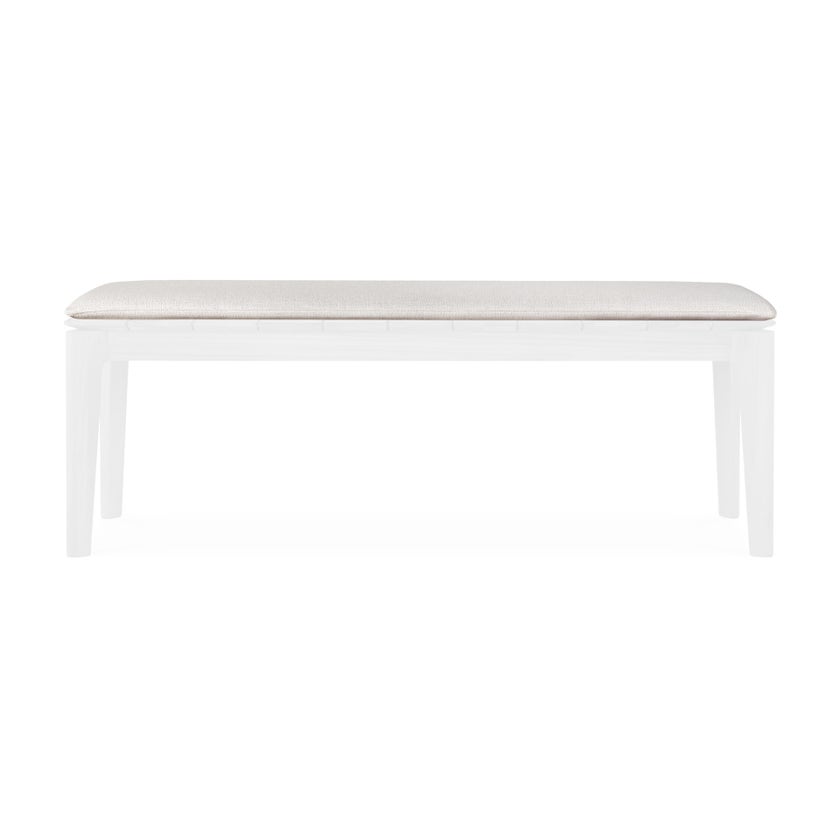 Coussin pour banc de jardin Bok - 2 places d'Ethnicraft, Off white Coussin pour banc de jardin Bok - 2 places d'Ethnicraft, Off white
