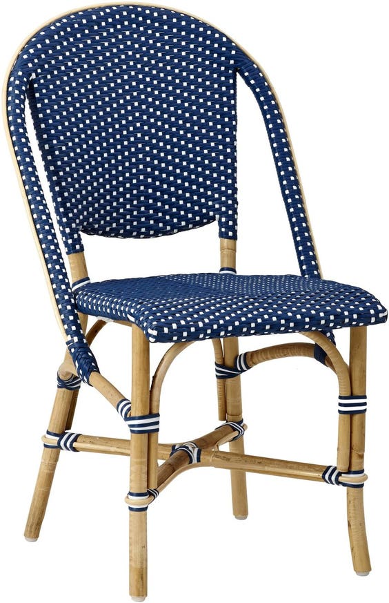 Chaise SOFIE de Sika Design, Navy Blue Chaise SOFIE de Sika Design, Navy Blue