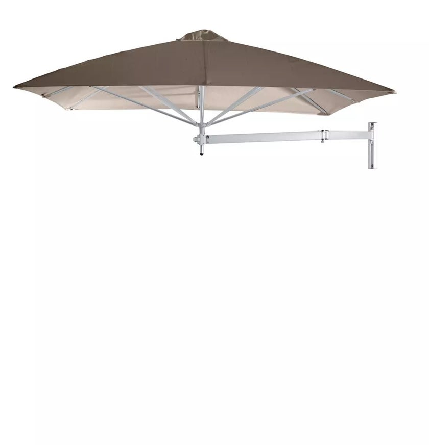 Parasol PARAFLEX NEO 230 x 230 cm de Umbrosa, Tissu Solidum, Taupe