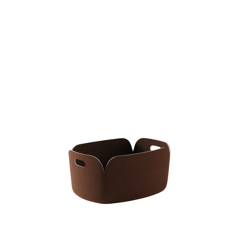 Panier RESTORE de Muuto, Dark brown Panier RESTORE de Muuto, Dark brown