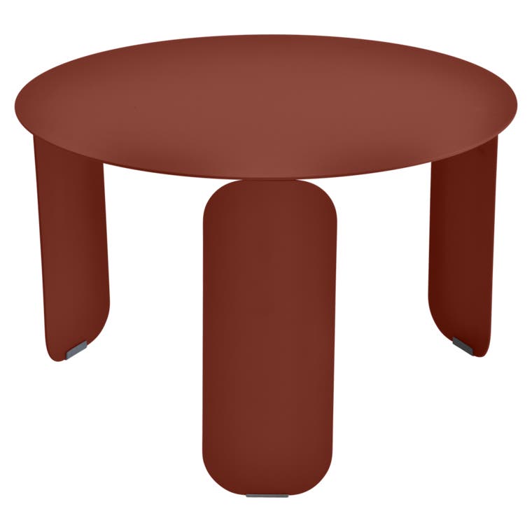 Table basse BEBOP de Fermob, D. 60, Ocre rouge Table basse BEBOP de Fermob, D. 60, Ocre rouge