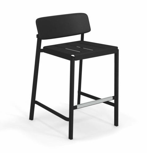Tabouret haut SHINE de Emu, Noir