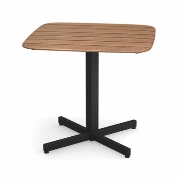 Table 79 x 79 cm SHINE de Emu, Noir