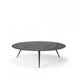 Table basse LUNA d'Ethnicraft, Ø80 x H.35 cm, Lave, Whisky