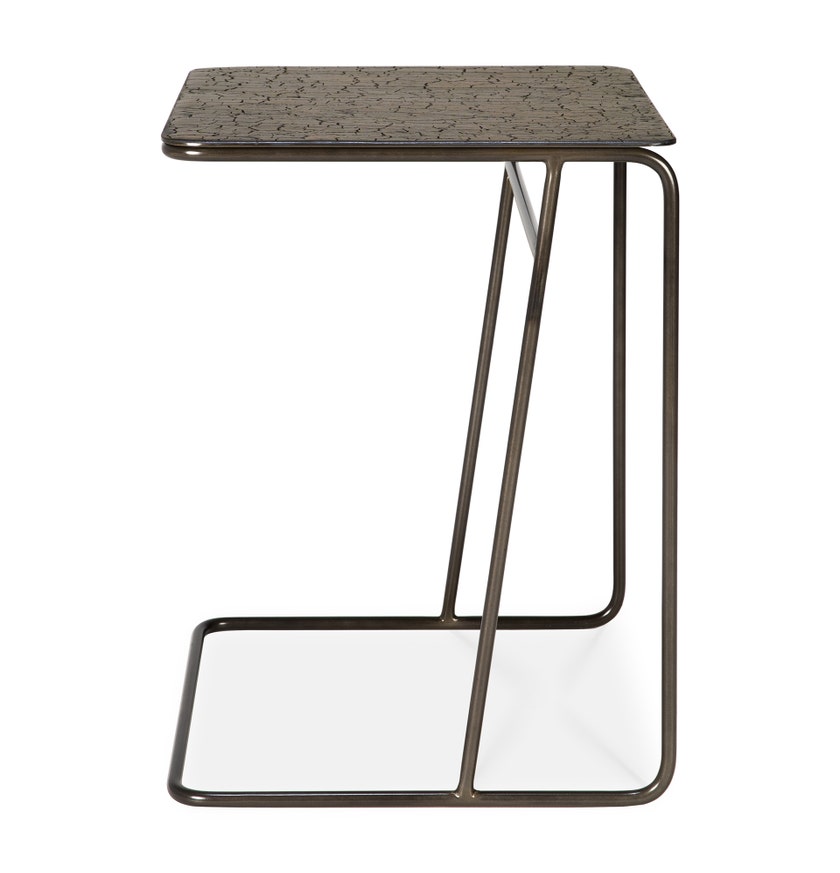 Table d'appoint ELLIPSE de Ethnicraft Accessories, Umber