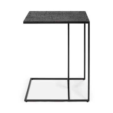 Table d'appoint TRIPTIC de Ethnicraft Accessories, Lava black