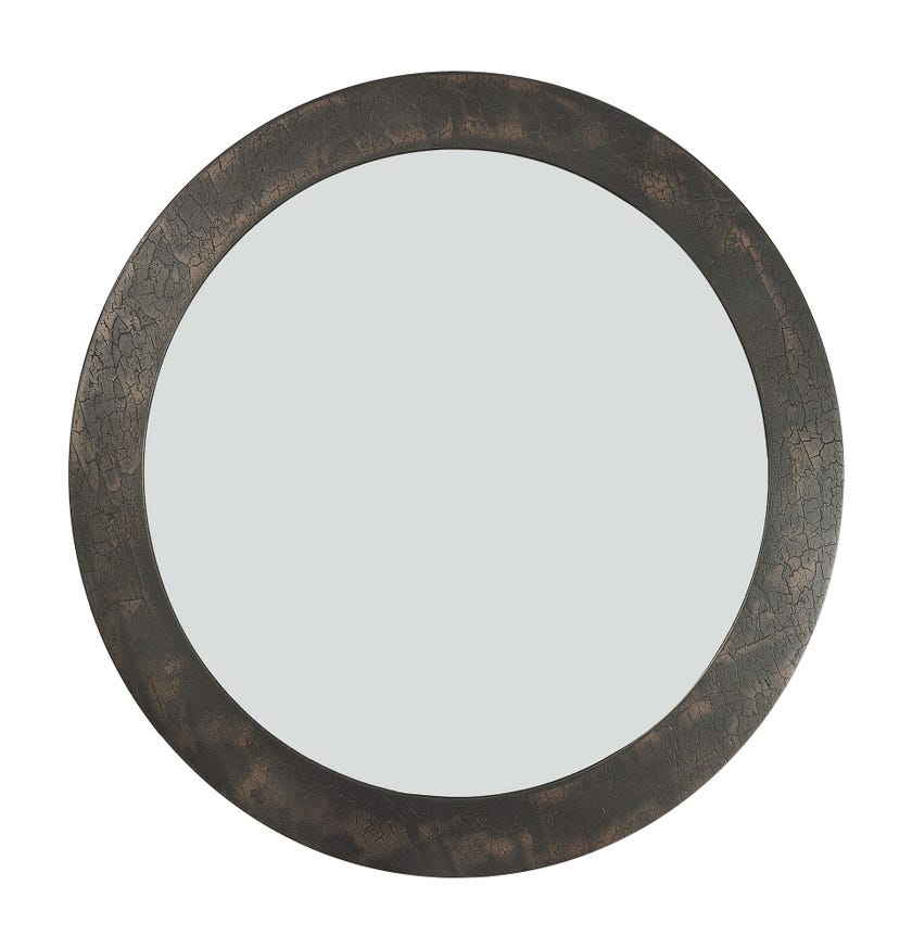 Miroir SPHERE de Ethnicraft, Ø.78 cm, Umber