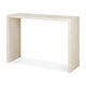 Console ELEMENTS d'Ethnicraft, Microciment, Blanc cassé 