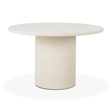 Table Elements - Microcement - Off White - rond 125cm d'ethnicraft