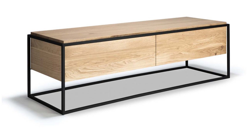 Meuble TV MONOLIT d'Ethnicraft, Chêne Meuble TV MONOLIT d'Ethnicraft, Chêne