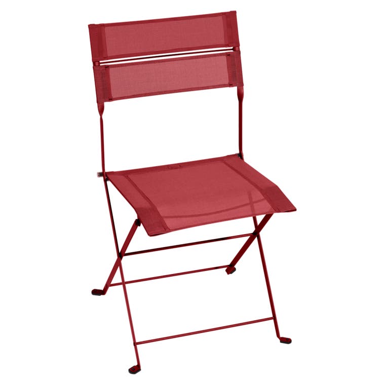 Chaise pliante LATITUDE MONOCHROME de Fermob, Piment Chaise pliante LATITUDE MONOCHROME de Fermob, Piment