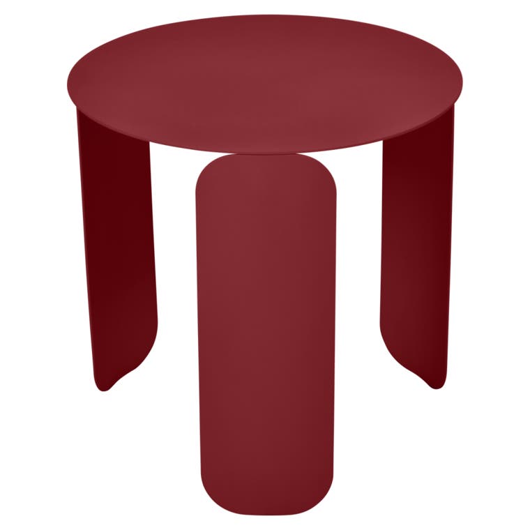 Table basse BEBOP de Fermob, D. 45, Piment Table basse BEBOP de Fermob, D. 45, Piment