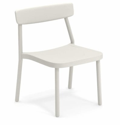 CHAISE GRACE, Blanc mat de EMU