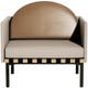 Fauteuil 2 accoudoirs GRID, Gris beige