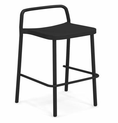 TABOURET DE BAR GRACE, Noir de EMU