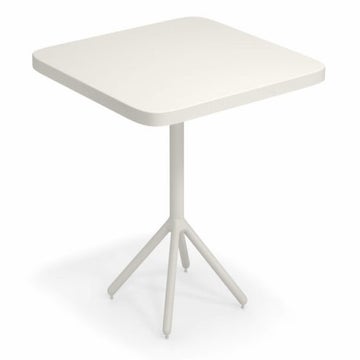 TABLE PLIANTE GRACE, 80 x 80 cm, Blanc mat de EMU