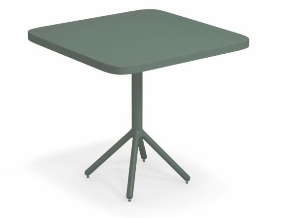 TABLE PLIANTE GRACE, 80 x 80 cm, Vert foncé de EMU TABLE PLIANTE GRACE, 80 x 80 cm, Vert foncé de EMU