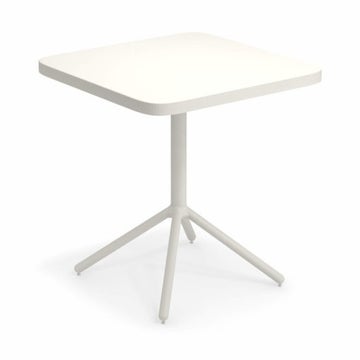TABLE PLIANTE GRACE, 70 x 70 cm, Blanc mat de EMU