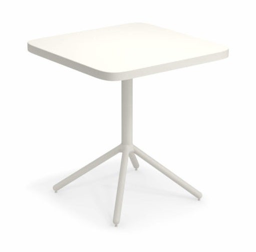 TABLE PLIANTE GRACE, 70 x 70 cm, Blanc mat de EMU TABLE PLIANTE GRACE, 70 x 70 cm, Blanc mat de EMU