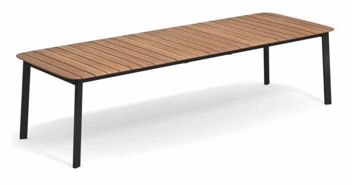 Table extensible SHINE de Emu, Piétement Noir Table extensible SHINE de Emu, Piétement Noir