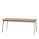 Table extensible SHINE, Piètement Blanc mat