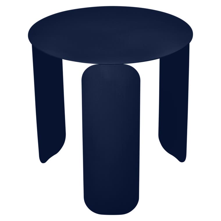 Table basse BEBOP de Fermob, D. 45, Bleu abysse Table basse BEBOP de Fermob, D. 45, Bleu abysse