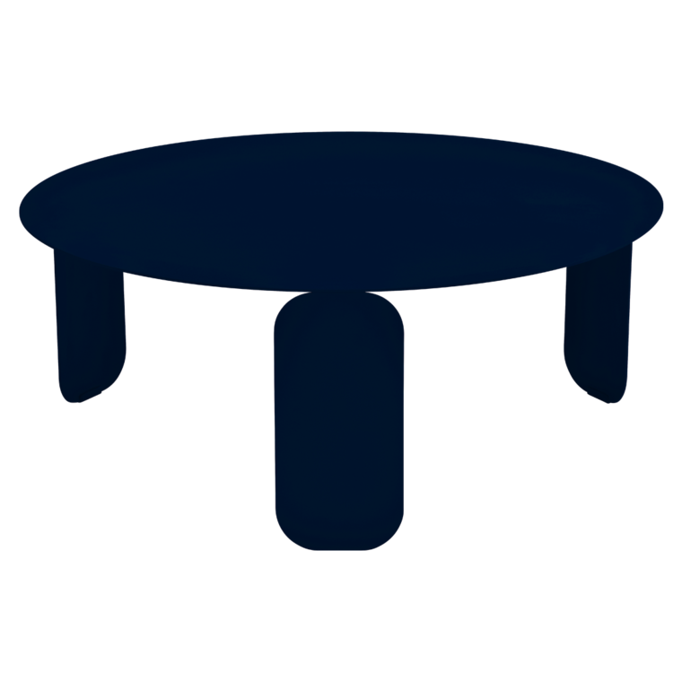 Table basse BEBOP, D. 80, Bleu abysse