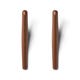 Porte-manteaux mural PI d'Ethnicraft, Lot de 2, Acajou massif vernis