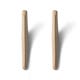 Porte-manteaux mural PI d'Ethnicraft, Lot de 2, Sycomore massif vernis