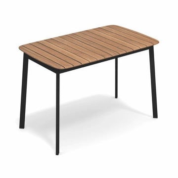 Table rectangulaire SHINE de Emu, 166 x 100 cm, Noir