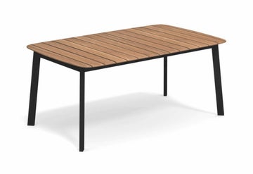 Table rectangulaire SHINE de Emu, 166 x 100 cm, Noir Table rectangulaire SHINE de Emu, 166 x 100 cm, Noir