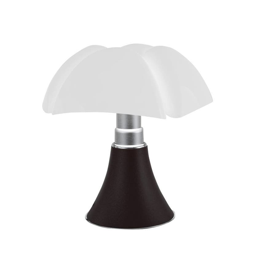 Lampe à poser MINI PIPISTRELLO SANS FIL de Martinelli Luce, Marron foncé
